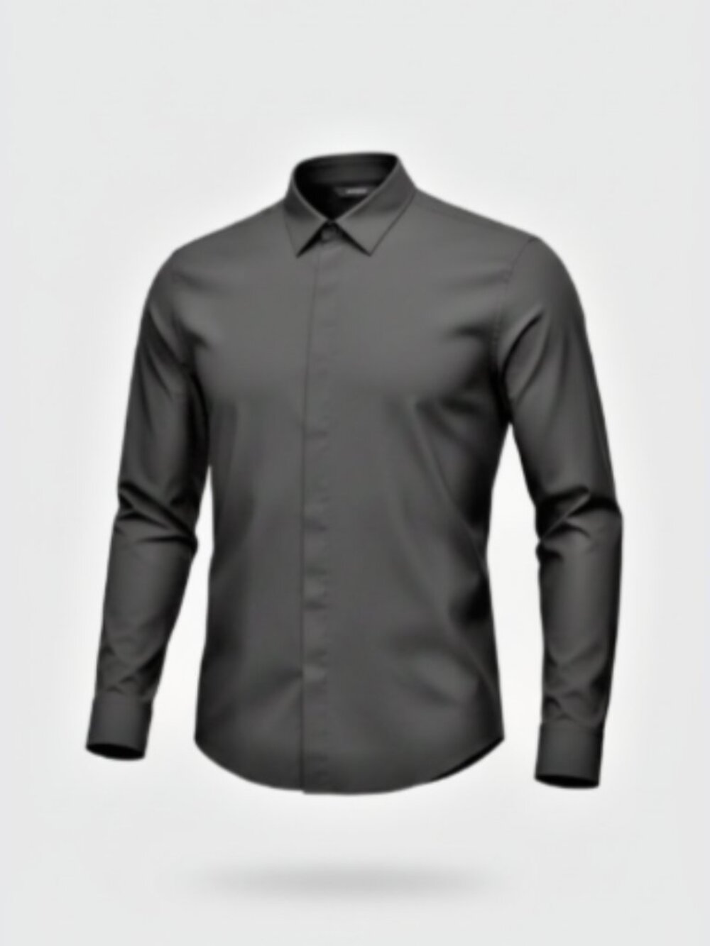 Rag & Bone Men’s XS Black Hidden Snap Shirt Stretch Panel Performance Slim Fit
